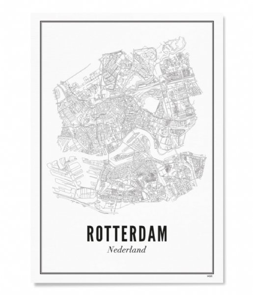 Wijck  Rotterdam City Black White
