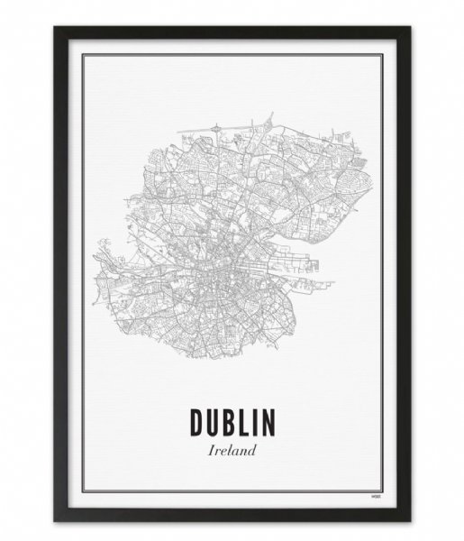 Wijck  Dublin City Prints Black White