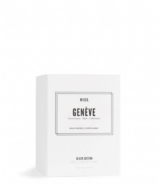 Wijck  Geneve City Candles Black White