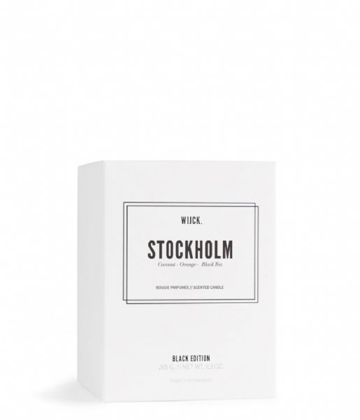 Wijck  Stockholm City Candles Black White